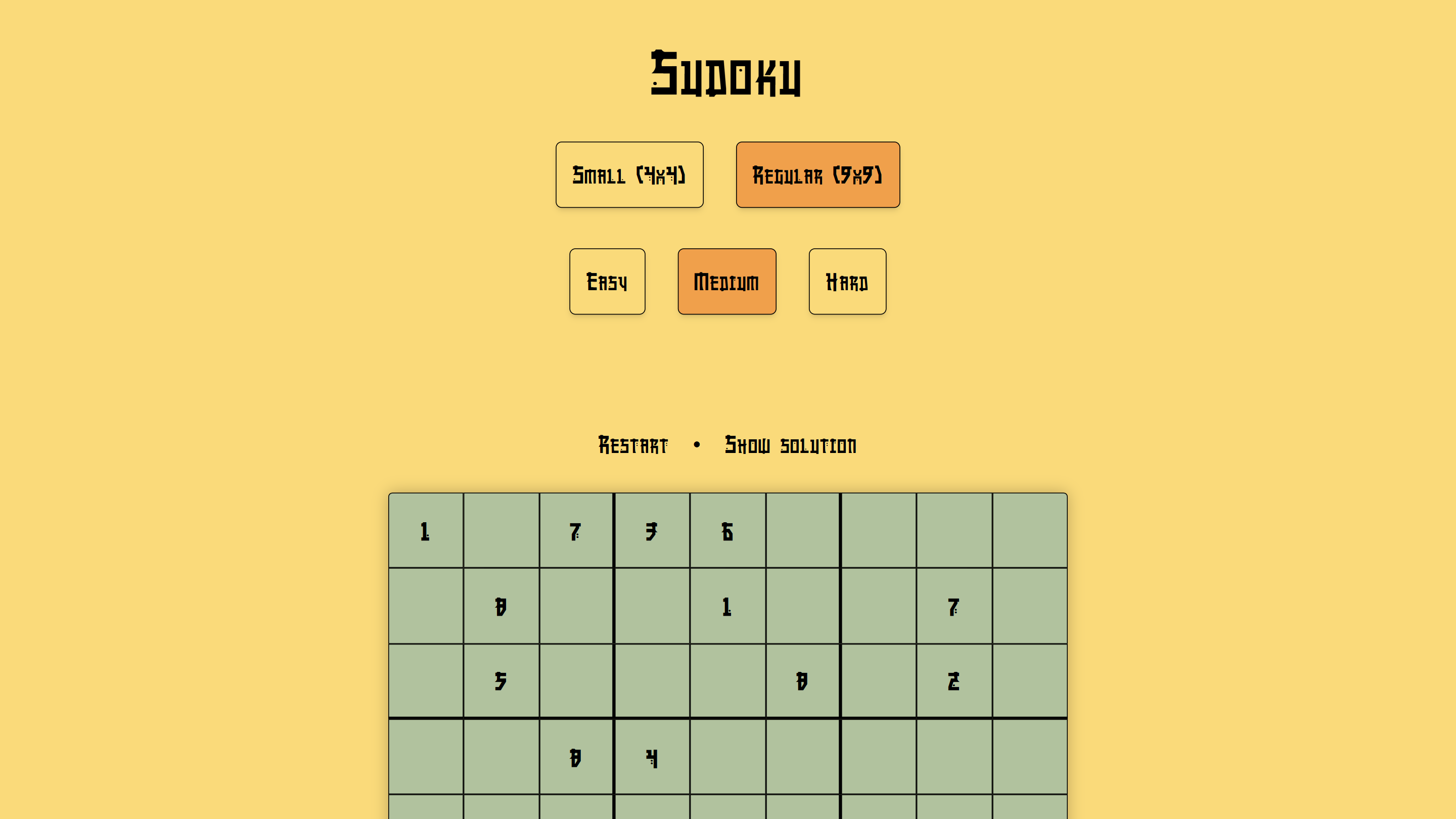 Preview image of Sudoku